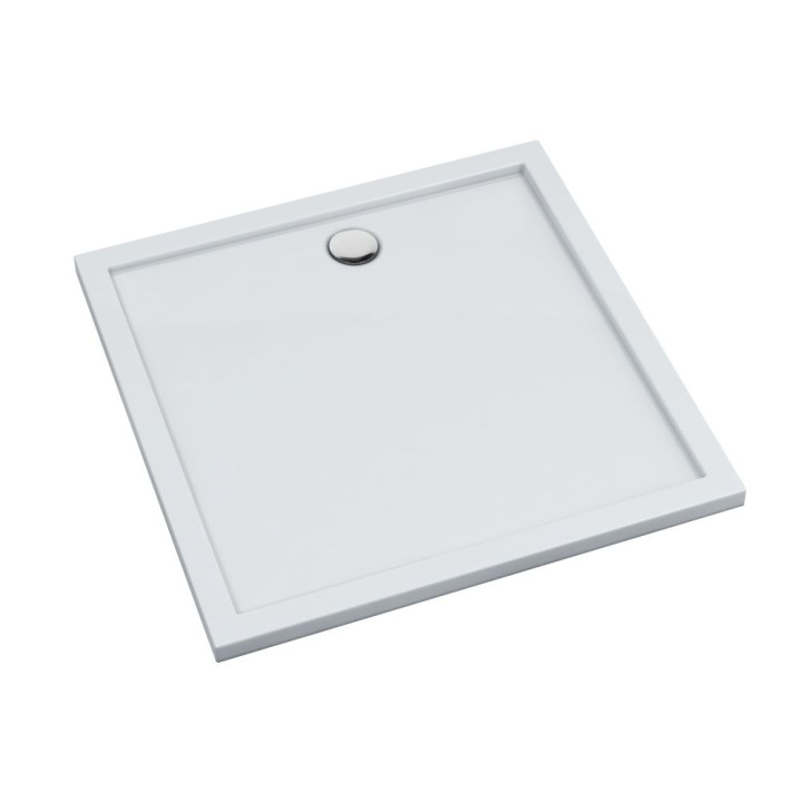 Schedline Brodzik akrylowy Sharper 100x100x4,5 cm, kwadratowy, Gwarancja 7 lat